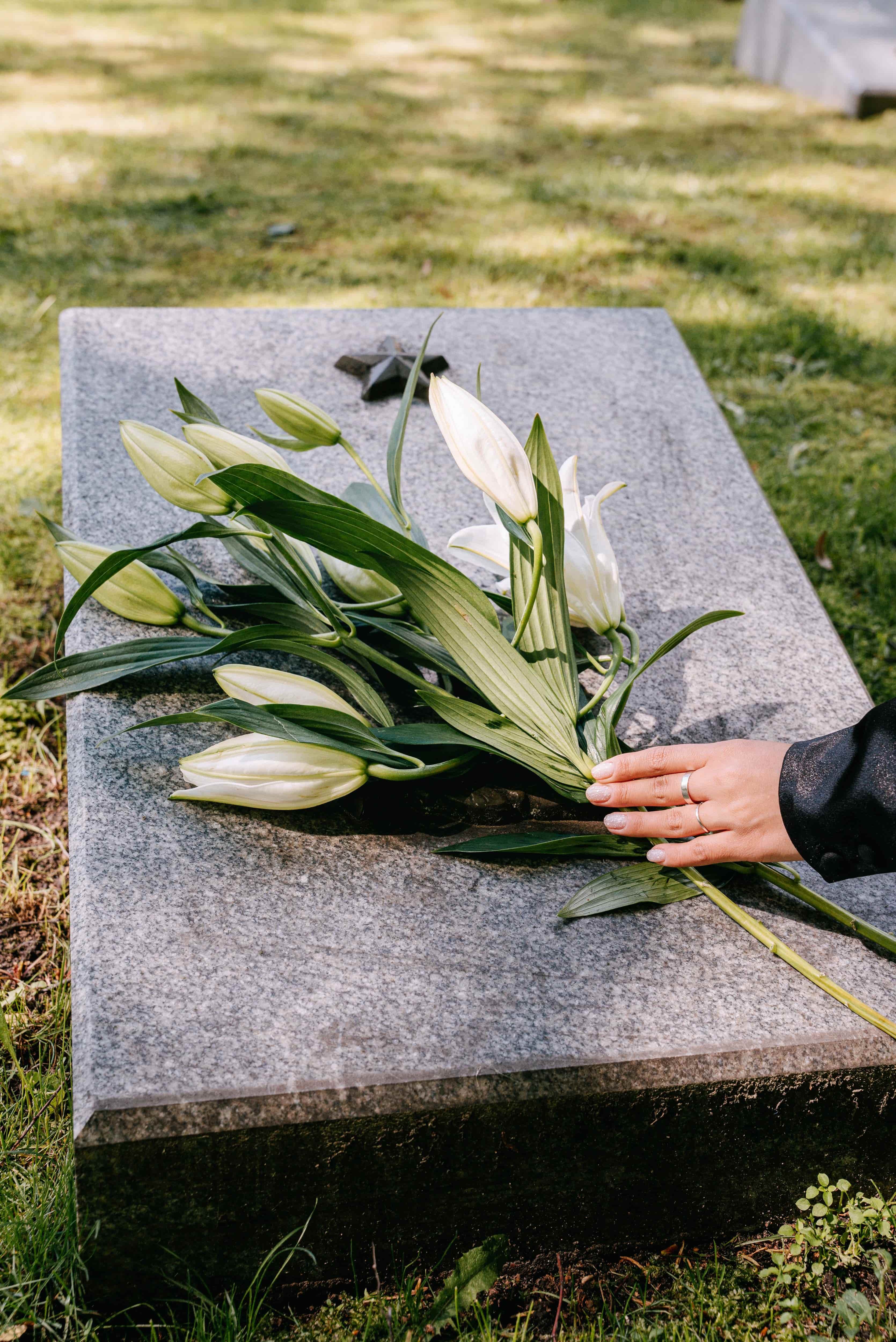 A family finding comfort in a moment of loss